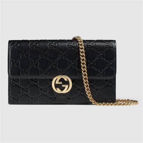 gucci padlock wallet in chain collection|gucci signature wallet on chain.